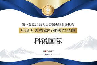 凯发K8国际荣获“年度人力资源行业领军品牌”大奖！